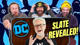 James Gunn DC SLATE REVEAL REACTION! DCU Gods & Monsters, Superman, Batman, Wonder Woman & MORE!!