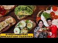 5 High Protein Breakfast Toasties Recipes | Vegetarian Recipe | Chef Amrita Raichand