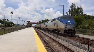 Tri Rail + FEC + Amtrak + Brightline i Florida, USA 2023