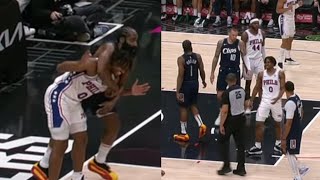 JAMES HARDEN PUT TYRESE MAXEY IN HEADLOCK & TELLS HIM "I TAUGHT U EVERYTHING U KNOW" 😂😂