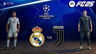 FC 25 - Real Madrid vs Juventus Ft. Mbappe, Vlahović, | UEFA Champions League Final | PS5™ [4K60]