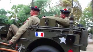 Traversée de la capitale avec des passionnés de la 2e DB. Paris/France - 25 Aout 2014