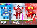 Yuta Polisi 🚓 Mio Dokter 🚑 Celine Pemadam Kebakaran 🚒 Buat Robot Sesuai Profesi | Sakura School