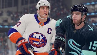Seattle Kraken vs New York Islanders - NHL Today 2/22/2022 Full Game Highlights - NHL 22 Sim