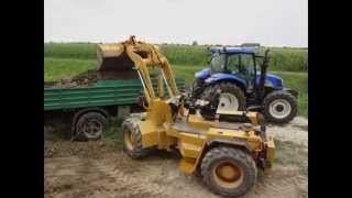 Dissodatura terreno con Drag 3m, New Holland T6040