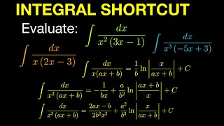 Integrals Shortcut 6 (Integral Calculus)