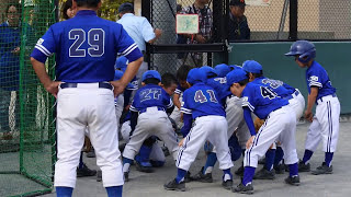 16.10.23-明神台リトルグランパース3軍A、優勝の瞬間 （勝者も敗者も相手チームに礼）