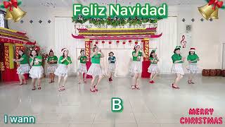 Feliz Navidad Line Dance || Demo by Happy Group Dumai