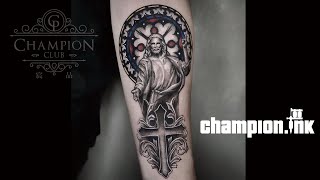 刺青紀錄 EP7 / JESUS TATTOOING [ 宸品刺青_千乃 ]