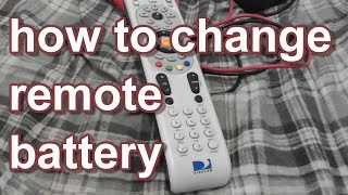 DIRECTV How to Change Battery in DirecTV Remote