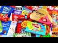 New 101 Candies Opening M&M's candy galaxy Jolly rancher dum dums lollipops candy canes milka