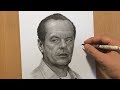 Jack Nicholson Charcoal Portrait