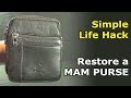 How to RESTORE a MAN PURSE | Simple Live Hack from Cheerful Craft