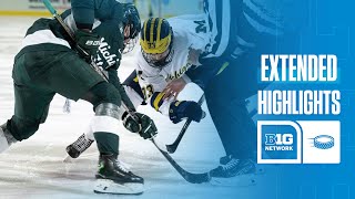 Michigan at Michigan State | Extended Highlights | Big Ten Hockey | 02/07/2025