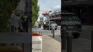 Tasmania Police Sportage stop man with warrant in Civic Sq