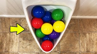 Will it Flush? - Play Balls vs Urinal