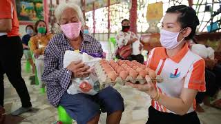 สำนักงานวัฒนธรรมจังหวัดพิจิตร  ร่วมกับพลังบวร ชุมชนคุณธรรมฯ ส่งต่อกำลังใจสู้ภัย Covid-19