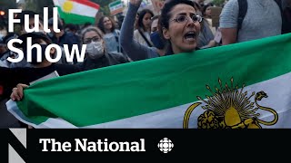 CBC News: The National | Iran protests, Car thefts, Maternal deaths
