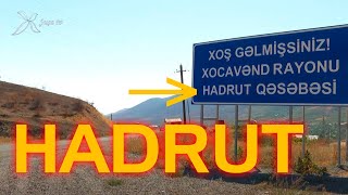 Hadrut qəsəbəsindən yeni görüntülər.