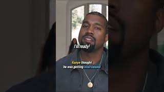 #KanyeWest thought he was being interviewed #shorts