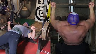 PowerBuilding DAY 48 - HEAVY CHEST \u0026 BACK DAY THE OLD SCHOOL WAY #motivation #chestworkout #training