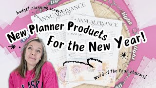 New Planner Products for the New Year || Budget Inserts, Frosted Dividers, and Custom Planner Charms