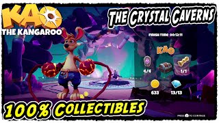 Kao The Kangaroo The Crystal Caverns All Collectibles Runes Crystals ...