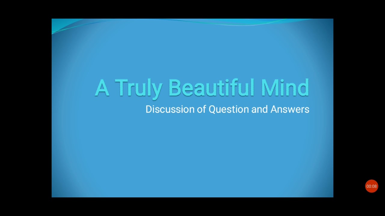 Class IX-English-Day-27- A Truly Beautiful Mind ( Question And Answers ...