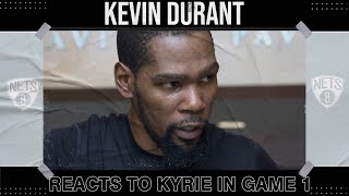 Kevin Durant stands behind Kyrie Irving’s reaction to Boston fans | NBA on ESPN