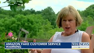Amazon fake customer service warning