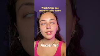 What if deep sea creatures were sirens- Aglerfish #creativemakeup