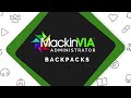 MackinVIA Administrator: Backpack