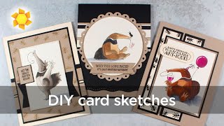 World Cardmaking Day - DIY card sketches