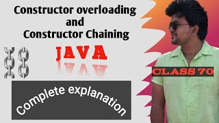 Constructor Overloading and Constructor Chaining in Java complete explanation.
