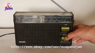 Vintage Portable Radio PHILIPS Rock 90RL250/01R .