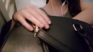 ASMR rummaging through my handbag (no talking)