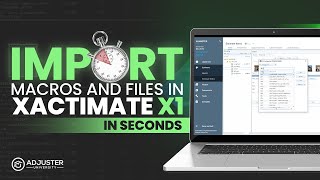 ❌ How to Import Macros & Files in Xactimate X1 in SECONDS! ⏰💻