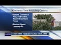 Christmas tree recycling drop-offs