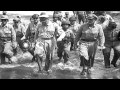 US General MacArthur commanding the assault on Leyte in World War II, accompanied...HD Stock Footage