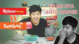 SAMYANG BULDAK  EXTRA HOT + RICHEESE LEVEL 5  ( EXTREME CHALLENGE !!! )