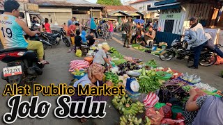 Busiest Public Market - Crossing umbol duwa | Alat Jolo Sulu Mindanao (uncut walking tour )