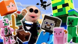 レゴでマイクラのスゴロクを作って遊んだよ！驚き爆笑展開に！Minecraft