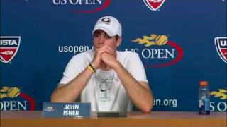 Isner vs. Roddick 2009 US Open Interview