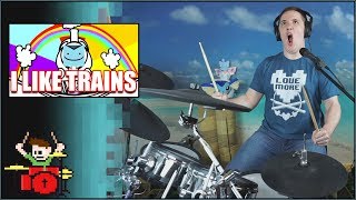 I LIKE TRAINS (asdfmovie song) On Drums!