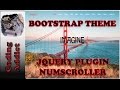 Bootstrap Theme 25 - Jquery Plugin Numscroller