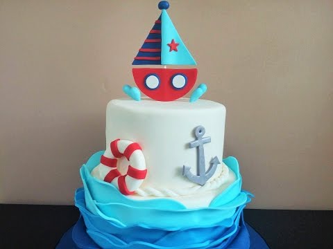 Nautical Themed Cake Tutorial Nautical Themed Cake Tutorial