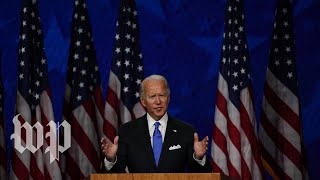 Watch Joe Biden’s full speech at the 2020 Democratic National convention