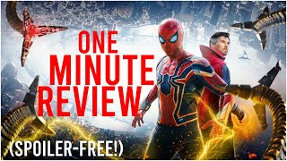 1 Minute Spider-Man: No Way Home Review (Spoiler Free!) #shorts