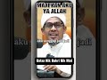 Maafkan Aku Ya Allah