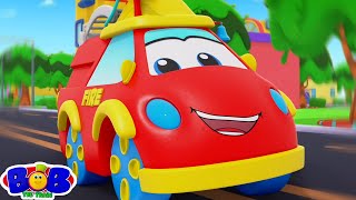 Wheels On The Firetruck + More Nursery Rhymes And Cartoon Videos by Bob The Train
